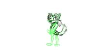 2kinds author_indifferent chibi digital_sketch fanart questionable stiff_tail tail_lift // 800x450 // 10.7KB