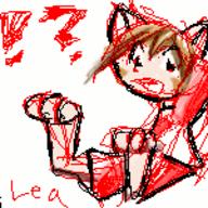 Lea author_like colour digital_sketch felyne female icon open_mouth paws // 150x150 // 7.6KB