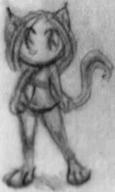 Silvini bottomless doodle felyne female pencil_sketch sketch // 232x386 // 4.2KB