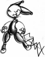 KTAN Metal_Bubble_Dragon claws doodle fang long_ears open_mouth pencil pencil_sketch robot silly sketch // 470x588 // 23.3KB