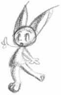 Kiddle doodle long_ears open_mouth pantsless pencil pencil_sketch sketch // 246x378 // 10.0KB