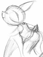 Kiddle closed_eyes dress female grin long_ears pencil pencil_sketch questionable sketch // 676x900 // 64.5KB