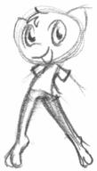 Yum doodle featureless_crotch open_mouth pantsless pencil pencil_sketch silly sketch // 312x552 // 19.1KB