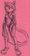 Unnamed_character doodle felyne female ink ink_sketch sketch // 744x1385 // 258.1KB