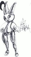 :3 KTAN Metal_Bubble_Dragon cat feline female ink ink_sketch long_ears open_mouth robot sketch // 592x1086 // 58.9KB