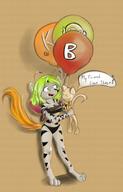 Beep Fivel Kilo balloon_print balloons colour digital fang female fluffy_tail giftart mypaint open_mouth plushie retlverse tooth toy // 1024x1600 // 1.2MB