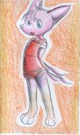 Kiddle androgynous colour crayola crayon dress ink ink_sketch kibrosian long_ears necklace open_mouth questionable ribbon silly sketch skirt undies // 905x1519 // 427.6KB