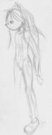 Koli catboy doodle felyne frown human long_hair pencil pencil_sketch shoe sketch what // 616x1601 // 114.8KB
