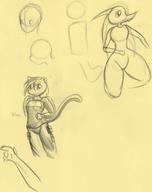 Vey androgynous doodle featureless_crotch featureless_nude horns long_ears nude pencil pencil_sketch practice sketch wyvern // 2035x2579 // 905.0KB