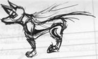 Mecha QUARTS canidae canine doodle ink ink_sketch quadruped robot sketch vehicle // 720x437 // 57.6KB
