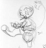 Candy Iori Miadren Yoshi_Lelio doodle ink ink_sketch kibrosian lollipop male playing_games rough shorts sketch sucker unidentified_character videogames wii_remote // 756x782 // 106.8KB