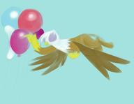 Friendship_is_Magic Gilda Griffon_The_Brush_Off My_Little_Pony balloon_poking balloon_popping balloons colour digital digital_sketch female flight flying griffon mypaint nail_pop rough sketch sloppy unfinished wings // 3456x2688 // 382.8KB