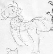 cute doodle ink ink_sketch pony quadruped rough sketch what // 316x322 // 13.7KB