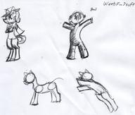 My_Little_Pony Poni Scribus_Caballus doodle hat ink ink_sketch pony rough sketch // 1780x1513 // 586.7KB