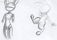 author_fancy author_like bunny featureless_crotch featureless_nude incomplete long_ears pencil pencil_sketch robot sketch // 1953x1408 // 542.6KB
