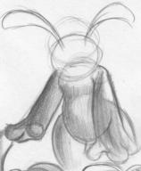 author_indifferent bunny doodle long_ears pencil pencil_sketch sketch what // 314x382 // 25.2KB