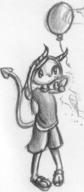 Kilo author_like demon demon_tail doodle horns magic male pencil pencil_sketch sandels shorts sketch tail // 480x1094 // 116.7KB