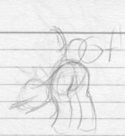 Apple_Bloom Friendship_is_Magic My_Little_Pony author_fancy author_indifferent doodle female filly foal oof pencil pencil_sketch pony rough sketch text // 139x152 // 5.6KB