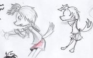 Plastic action androgynous author_fancy author_like canidae canine colour cute doodle ink male open_mouth pencil pencil_sketch shorts sketch // 1368x864 // 208.7KB