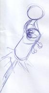 Yum action author_indifferent blast blasting cannon doodle faceless fruit_cannon incomplete ink ink_sketch legwrap sketch straddling // 648x1217 // 116.0KB