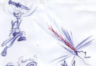 action attack author_like doodle feline ink ink_sketch magic male necromatic_dart sandals sketch sword // 1750x1200 // 360.6KB