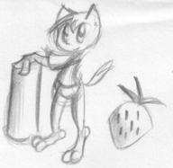 Cream Strawberry attack author_fancy author_like bottomless featureless_crotch fruit_cannon male pencil pencil_sketch sketch // 586x572 // 56.3KB