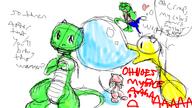 Cohort Dragonne author_like bubble crossdressing digital_sketch doodle dragonnebubble open_mouth silly sitting ♥ // 800x450 // 143.4KB