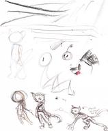 author_indifferent featureless_crotch fluffy_tail ink_sketch midriff open_mouth robot // 540x658 // 283.7KB
