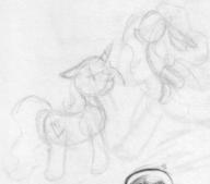 Friendship_is_Magic MLP MLPFiM My_Little_Pony Pokey_Pierce author_like bunny cutie_mark doodle fim horn long_ears male pencil pencil_sketch playing plushie pony safety_pin sketch toy unicorn // 900x792 // 93.3KB