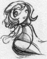 author_fancy author_like blush butt doodle female human ink ink_sketch rump sitting sketch unidentified_character // 368x460 // 41.9KB