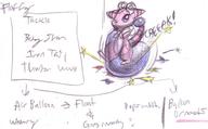 Confetti Flaaffy Pokemon Whimsy ambiguous_sex androgynous author_fancy author_indifferent balloon_bounce balloon_straddle balloons buttslam card color_pencil colour contact_star doodle ink ink_sketch notecard notes sketch // 1404x872 // 192.8KB
