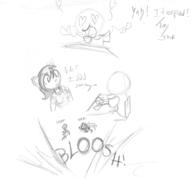 Charlotte author_indifferent doodle explosion feline female male monologue pencil pencil_sketch silly sketch text what // 1444x1368 // 118.2KB