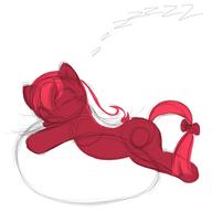 Ruby_Revel author_indifferent balloons colour cutie_mark digital digital_sketch earth_pony female filly incomplete sketch sleeping // 1600x1600 // 747.7KB