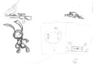 Dungeon_Defenders Evernight_Fayre Excellen Hare-Trigger archer author_like bunny crossbow doodle long_ears male map memo notes pencil pencil_sketch reference scope sketch weapon // 1792x1228 // 158.0KB