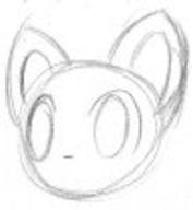 author_indifferent doodle feline head pencil pencil_sketch sketch what // 97x105 // 2.5KB