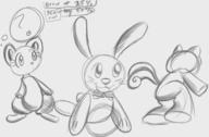 FireAlpaca Pearl author_like bunny butt digital digital_sketch feline inflatable long_ears open_mouth plot pony question_mark rump sketch thought_bubble toy // 1185x778 // 381.5KB
