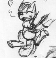 Apple_Bloom author_dislike belly_rubs blush doodle featureless_crotch female filly hand human ink ink_sketch open_mouth pony rough rubbing sketch ♥ // 563x581 // 64.8KB
