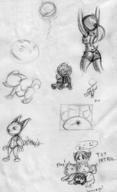 BangBang Biu FIP KTAN Kitishik Miadren Toy_Patrol Wolfe author_fancy author_indifferent balloons living_toy long_ears open_mouth pencil_sketch s2p shorts sitting squish tail_view // 482x791 // 291.8KB