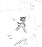 Brien_Boru Demon_Gate_Forums Half Half's_Staff author_indifferent bamboo game gift_art idea notes pencil_sketch staff // 1269x1434 // 521.0KB
