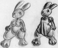 :3 Bunni Tiffany Toy_Patrol author_fancy dress featureless_crotch featureless_nude inflatable living_toy long_ears nude pencil_sketch wide_hips // 1060x880 // 634.2KB