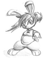 :3 Bunni FIP Kibrosian_import author_like author_wants_to_forget character_import crotch_view long_ears pencil_sketch smirk // 556x742 // 20.2KB