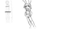 Bunni Luna author_indifferent digital_sketch human lineart long_ears proportions reference // 1024x768 // 26.4KB