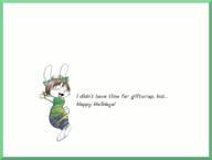 Bunni Ribbons author_like colour female fluffy_tail holiday long_ears open_mouth wallpaper // 1648x1248 // 49.4KB
